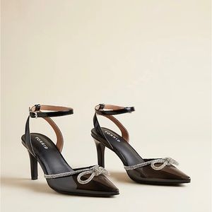 Torrid Size 11 Wide EMBELLISHED BOW POINTED TOE HEEL